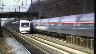 Amtraks ICE 167 mph test run Amtraks X2000s at 156 mph amp the Acelas 168 mph test runs [upl. by Alyehc]