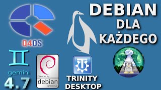 Test Linux Q4OS 47 Gemini baza Debian 11 Bullseye Pulpit Trinity Lekki i prosty Debian dla każdego [upl. by Antrim]