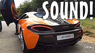 2015 McLaren 570s BURNOUT amp REVS [upl. by Yelime267]