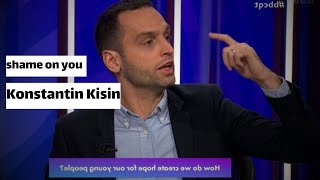 Konstantin Kisin Shuts Down AntiBritish Heckler on Question Time [upl. by Arbas525]