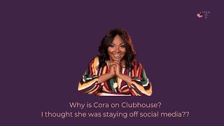 Cora Jakes on Clubhouse DESPITE Social Media Break 🙄 [upl. by Hael891]