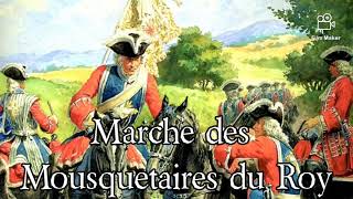 Marche des Mousquetaires du Roy  JeanBaptiste Lully  French Military March [upl. by Akim]