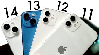 iPhone 14 Vs iPhone 13 Vs iPhone 12 Vs iPhone 11 Camera Comparison [upl. by Ahsinek]