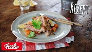 Einfaches Wiener Schnitzel in Kürbiskernpanade dazu Süßkartoffelsalat [upl. by Eloccin]