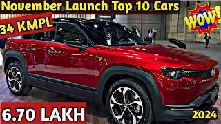 November 2024 Launch Most Awaited cars  Upcoming Cars in india 2024 [upl. by Kondon]