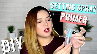 DIY PRIMERSETTING SPRAY 2 ingredients  Philippines [upl. by Asirralc]