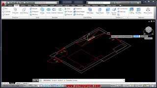 AutoCAD presspull komutu [upl. by Chace]