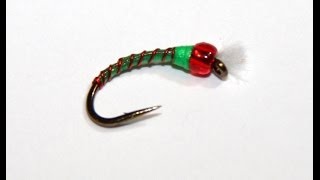 Fly Tying  Christmas Chironomid [upl. by Postman]