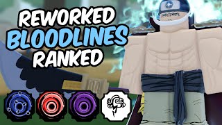 Every Bloodline Rework RANKED From WORST To BEST  Shindo Life Bloodline Tier List [upl. by Essy]