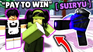 Making Toxic Teamers RAGE QUIT with SUIRYU 😈  The Strongest Battlegrounds [upl. by Ahsika]