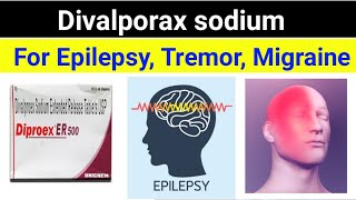 divalproex sodium extended release tablets ip 500mg uses in hindi  antiepileptic drugs [upl. by Sydney815]