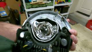 Triumph Bonneville T120 Headlight Bulb Replacement  20220316 [upl. by Ecneret]