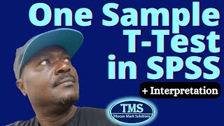 One Sample TTest in SPSS and Interpretations [upl. by Landri]