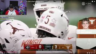 JuJuReacts To 5 Georgia vs 2 Texas  SEC Championship Game  2024 Full Game Highlights [upl. by Nayek426]