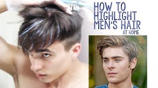 How to Highlight Mens Hair at Home [upl. by Alphonso]