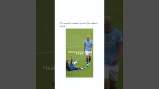 Haaland took that Cucurella’s song personally 😂 manchestercity chelsea football shorts [upl. by Pirri]