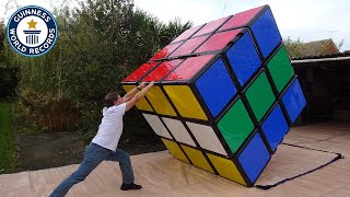 Making The Largest Rubik’s Cube  Guinness World Records [upl. by Baldridge335]