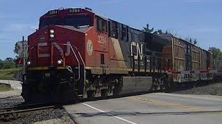 CN 3284 CN 3256 Northbound Manifest M347 Between Theresa And Allenton Wisconsin 09032024 [upl. by Na472]