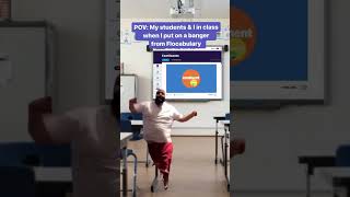 Flocabulary 🤝 guaranteed classroom bops Shorts Teacherlife [upl. by Leahcimal]