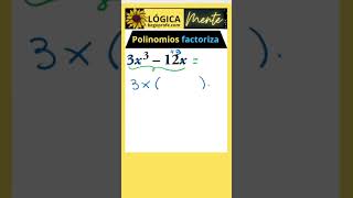 FACTORIZACIÓN de polinomios maths educacionmatematica algebra matematicas matematicasfaciles [upl. by Lolande990]