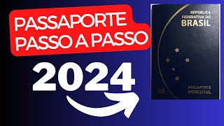 Como Tirar Passaporte Em 2024 Passo á Passo  Pelo celular [upl. by Annailuj]