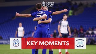 Cardiff City v Preston North End  Key Moments  Third Round  Emirates FA Cup 202122 [upl. by Walston]