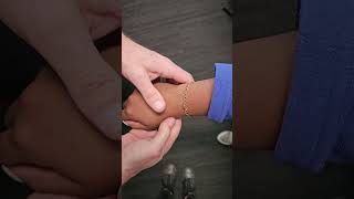 Chiropractic Adjustment  Wrist Adjustment  Chiropractor [upl. by Adnopoz]