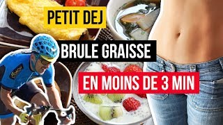 🔥 PETIT DEJ BRÛLE GRAISSE en moins de 3 minutes 🍽 [upl. by Wootan468]