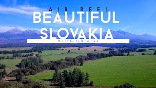 Beautiful Slovakia  4K  Drone Shots [upl. by Oicor]