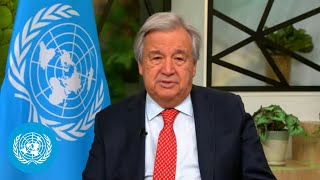 UN Chief Presents HighLevel Panel Report on Teaching Profession  United Nations [upl. by Toille]