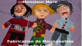 Fabrication de marionnettes avec Monsieur Marc [upl. by Alyal204]