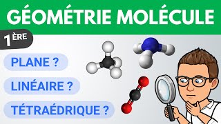 Géométrie des molécules  vocabulaire  ✏️ Exercice  Première  Chimie [upl. by Skolnik647]