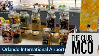 The Club MCO a Priority Pass Lounge at the Orlando International Airport [upl. by Nidya]