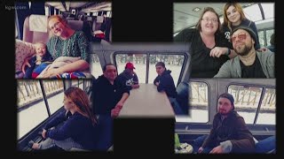 Passengers stranded 36 hours on Amtrak train stuck in snow in Oakridge Oregon [upl. by Malissa407]