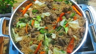 PANCIT BIHON  Pancit bihon guisado lutong pang handaan [upl. by Anthony]