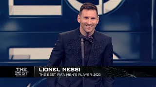 Messi Wins The Best FIFA Mens Player Award 2023 🔥  All Winners List  Ceremony 2024  Reactions [upl. by Keri]