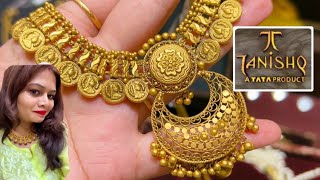 Tanishq Gold Necklace Set Designs with PriceAntique Necklace designsshort necklace deeya [upl. by Nevag]