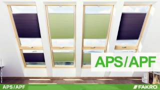 FAKRO roof windows – APF APS pleated blind [upl. by Rhianon]