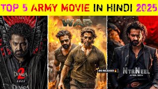 Top 5 Army War Action Movies In Hindi  🪖 ❤️ 🪖Top 5 army movies in hindi [upl. by Chemar]