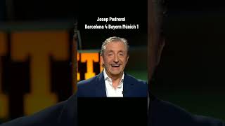 Josep Pedrerol post Barcelona vs Bayern Múnich 4X1 shorts futbol barcelona bayernmunich [upl. by Enomad]