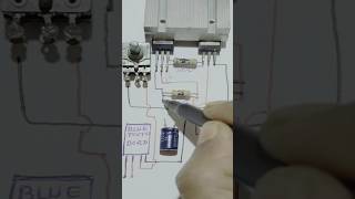 Make Amplifieruse Transistor TIP3005circuit diagramelectronic youtubeshorts [upl. by Mario13]