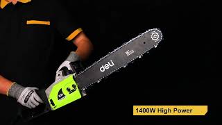 DELI Tools EDLLJ405E1 Electric Chain Saw [upl. by Aicemak397]