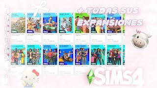 𓍢ִ໋🌷͙֒ Descarga los sims 4  Expansiones ⋆｡‧˚ʚ🍓ɞ˚‧｡⋆ [upl. by Hartfield]