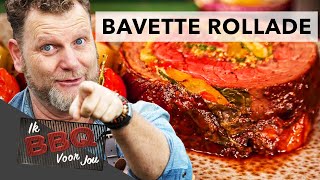 BAVETTE ROLLADE van de BBQ  Ik BBQ voor jou  Aflevering 6 [upl. by Ycnan]