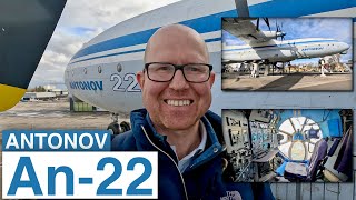 Guided tour through the worlds largest turboprop  the Antonov An22 [upl. by Alanah]