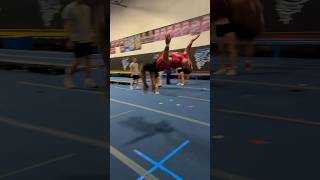 Looks like i can’t tumble anymore cheer tumbling flips fail fyp alabama gym practice viral [upl. by Yhtir210]