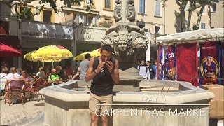 Carpentras Market is in France Day 5 [upl. by Quin]