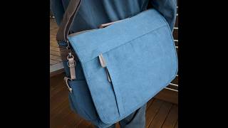 Versatile Canvas Messenger Bag  17 Inch Laptop  GDPS Bag NZ [upl. by Ponton703]