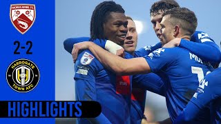 Morecambe vs Harrogate Town highlights [upl. by Dixil36]