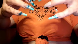 ASMR Nails  Shirt Scratching [upl. by Peoples]